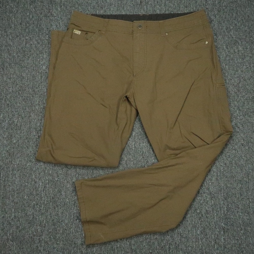 Kuhl Pants Mens 40x32 Green Brown Revolvr‎ Vintage Patina Dye Hiking Outdoors